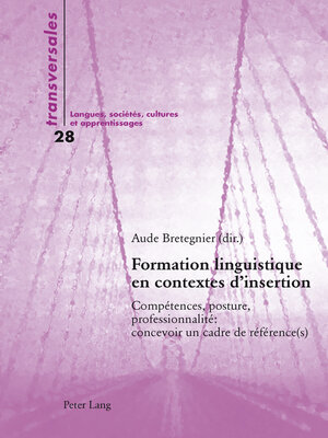 cover image of Formation linguistique en contextes d'insertion